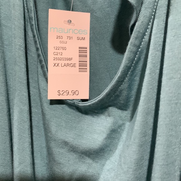 Maurice’s teal top XXL - Picture 4 of 4